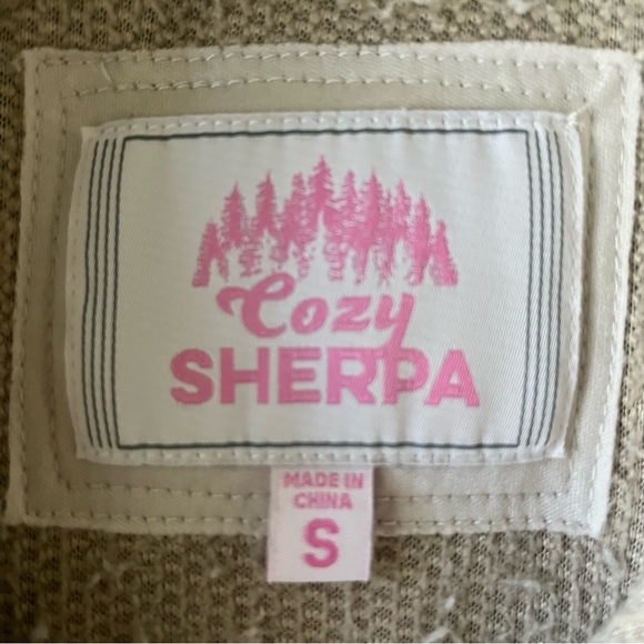 Cozy Sherpa Pullover Sweater Shacket NWOT - Picture 6 of 10